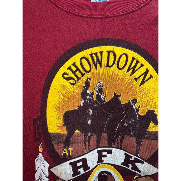 Vintage Washington Redskin Sweatshirt Showdown RFK Salem Sportswear Crewneck XL - Picture 3 of 12